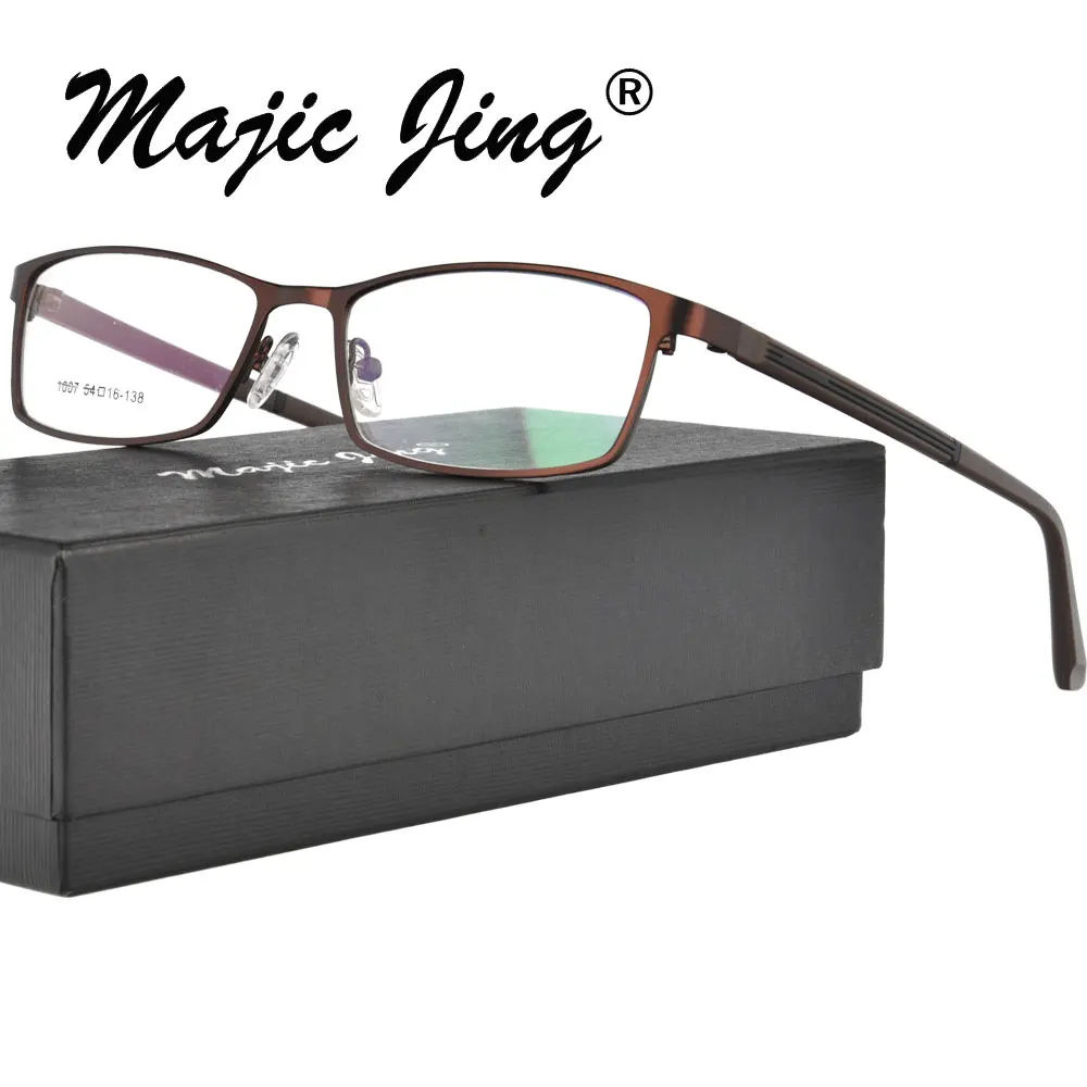 Magic Jing metal ultem temple prescription spectacles far sight eyewear RX optical frames for men MX1007
Magic Jing metal ultem temple prescription spectacles far sight eyewear RX optical frames for men MX1007