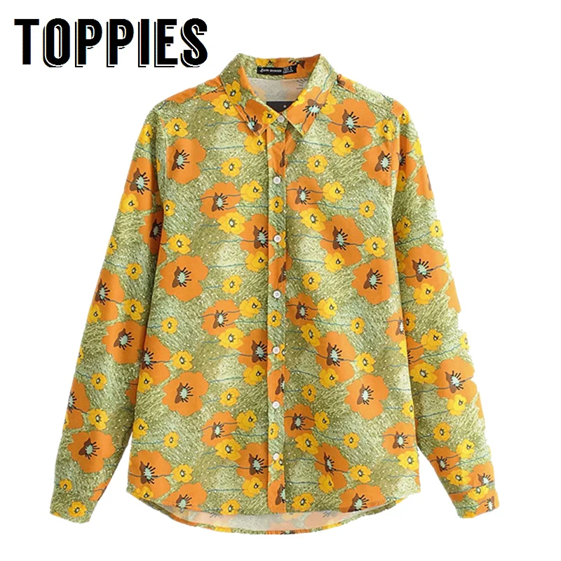 Women Sweet Yellow Flower Printing Shirt 2019 Long Sleeve Shirt Korean Cute Blouses Button Down Loose Tops
Women Sweet Yellow Flower Printing Shirt 2019 Long Sleeve Shirt Korean Cute Blouses Button Down Loose Tops