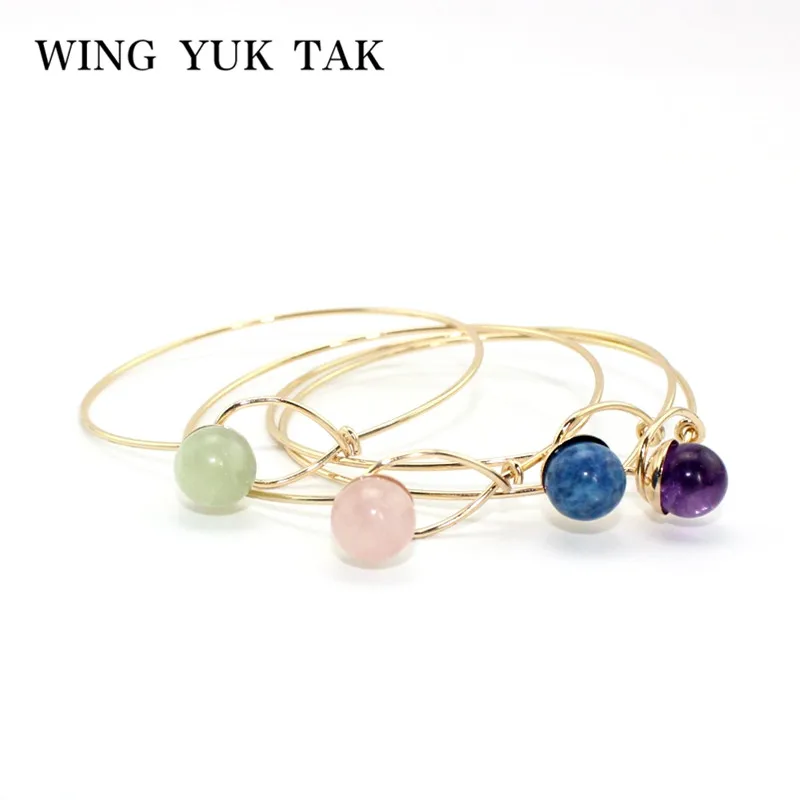 Fashion Natural Stone Cuff Bracelet For Women Classic Simple Gold Color Ball Viking Bracelet Manchette Femme Jewelry Girl Gift
Fashion Natural Stone Cuff Bracelet For Women Classic Simple Gold Color Ball Viking Bracelet Manchette Femme Jewelry Girl Gift