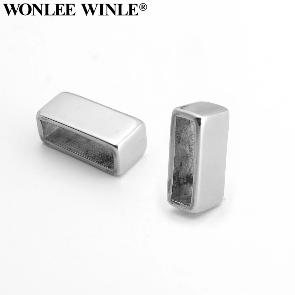 Wonlee Winle Stainless Steel Big hole Rectangle Spacer Bead Charm For DIY Men Leather Bracelet Jewelry Making (Without Bracelet)
Wonlee Winle Stainless Steel Big hole Rectangle Spacer Bead Charm For DIY Men Leather Bracelet Jewelry Making (Without Bracelet)