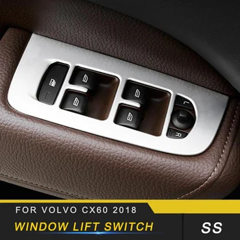Auto Car Window Lift Switch Frame Trim Cover Sticker Accessories for Volvo XC60 2018
Auto Car Window Lift Switch Frame Trim Cover Sticker Accessories for Volvo XC60 2018