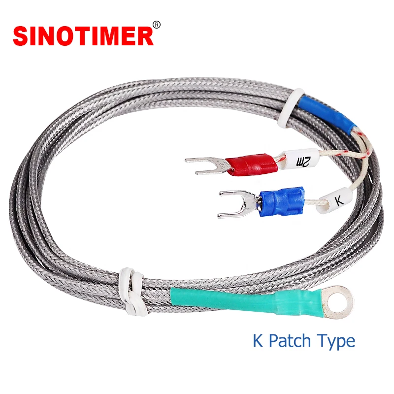 5mm Hole Washer Gasket Type Probe K Thermocouple Temperature Sensor 1m 2m Cable for Industrial Temperature Controller
5mm Hole Washer Gasket Type Probe K Thermocouple Temperature Sensor 1m 2m Cable for Industrial Temperature Controller