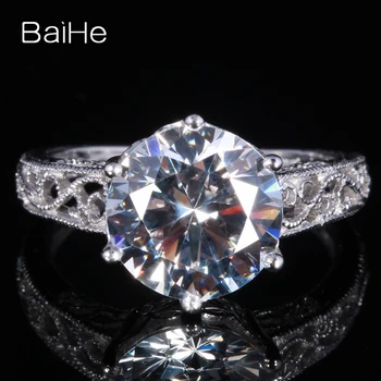 BAIHE Solid 10K White Gold Cubic Zirconia Wedding Gift Engagement Ring Fine Jewelry Vintage Women Cubic Zirconia Ring 
BAIHE Solid 10K White Gold Cubic Zirconia Wedding Gift Engagement Ring Fine Jewelry Vintage Women Cubic Zirconia Ring