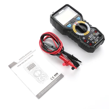 6000 Counts True RMS Digital Multimeter with 1000V AC/DC Voltage Resistance Capacitance Frequency Duty Ratio Tester
6000 Counts True RMS Digital Multimeter with 1000V AC/DC Voltage Resistance Capacitance Frequency Duty Ratio Tester