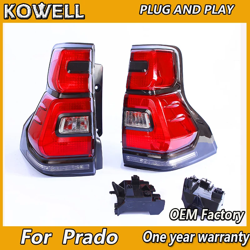 KOWELL Car taillight for LC150 GRJ150 Rear Taillights For LAND CRUISER PRADO 2018 LED RL+Brake+Park+Signal led lights
KOWELL Car taillight for LC150 GRJ150 Rear Taillights For LAND CRUISER PRADO 2018 LED RL+Brake+Park+Signal led lights