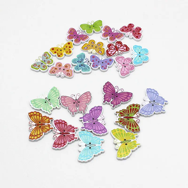 50pcs Mixed Butterfly Wooden Buttons For Crafts DIY Sewing Decorative Needlework Scrapbooking DIY Accessories
50pcs Mixed Butterfly Wooden Buttons For Crafts DIY Sewing Decorative Needlework Scrapbooking DIY Accessories
