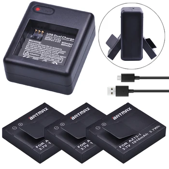 Batmax 3pc 1010mAh AZ13-1 AZ13 Li-ion Battery+USB Dual Charger For Xiaomi Yi Action Cameras
Batmax 3pc 1010mAh AZ13-1 AZ13 Li-ion Battery+USB Dual Charger For Xiaomi Yi Action Cameras