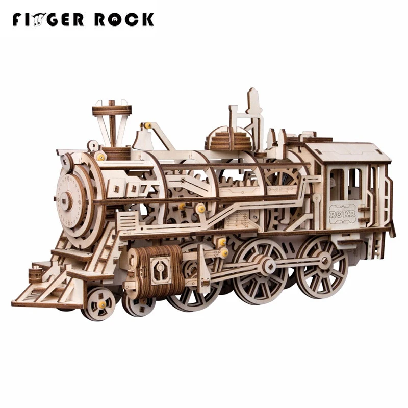 Finger Rock 3D Wooden Clockwork Gear Drive Train Locomotive Assembly Puzzles Toys DIY Educational 3D Puzzles For Children
Finger Rock 3D Wooden Clockwork Gear Drive Train Locomotive Assembly Puzzles Toys DIY Educational 3D Puzzles For Children