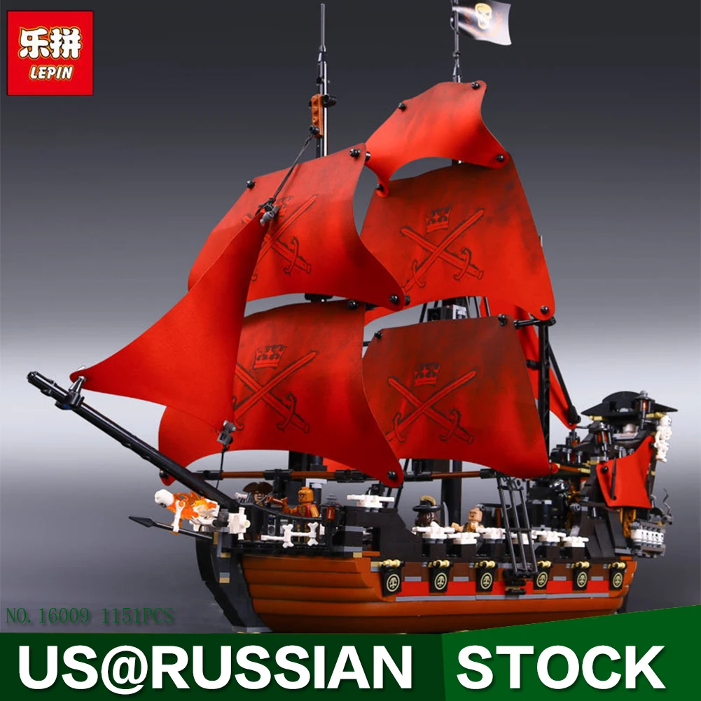 New LEPIN 16009 1151pcs Queen Anne's revenge Pirates of the Caribbean Building Blocks Set Bricks Compatible 4195
New LEPIN 16009 1151pcs Queen Anne's revenge Pirates of the Caribbean Building Blocks Set Bricks Compatible 4195