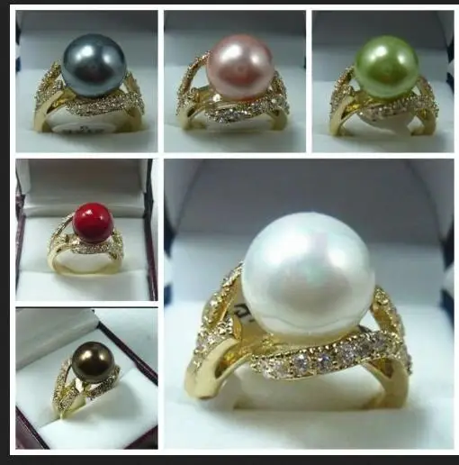 Free Shipping Fashion Women's 12mm South Sea Shell Pearl Jewelry Ring Size 6 7 8 9
Free Shipping Fashion Women's 12mm South Sea Shell Pearl Jewelry Ring Size 6 7 8 9