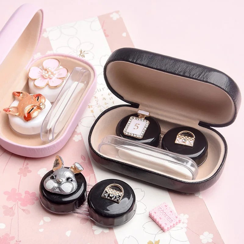 Cute Small Animal Iron Box Contact Lens Case Women Glasses Storage Box Portable Lovely Travel Kit Box For Eyes Container Holder 
Cute Small Animal Iron Box Contact Lens Case Women Glasses Storage Box Portable Lovely Travel Kit Box For Eyes Container Holder