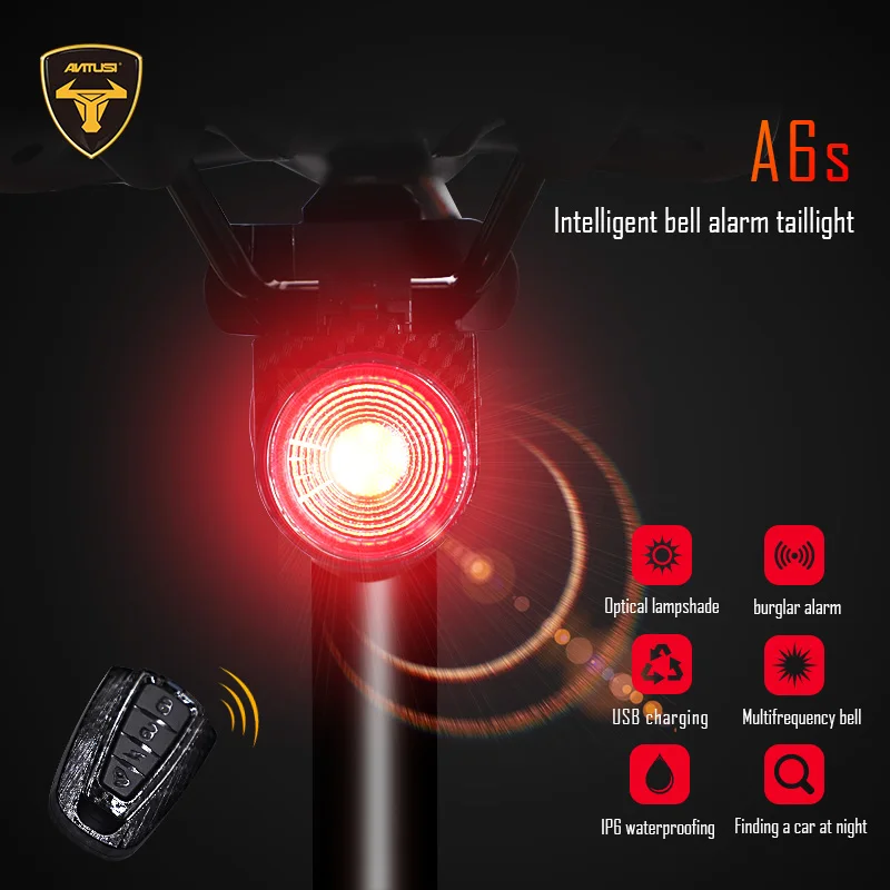 Fahrrad Wireless Anti-diebstahl Alarm Sperre Fahrrad Fernbedienung Hinten Licht Glocke Radfahren Rucklicht Bicicletas Smart Lamp
Fahrrad Wireless Anti-diebstahl Alarm Sperre Fahrrad Fernbedienung Hinten Licht Glocke Radfahren Rucklicht Bicicletas Smart Lamp