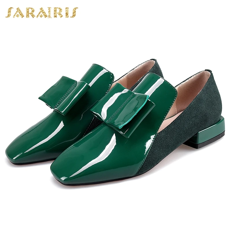 Sarairis Hot Sale Patent Leather Sheepskin women's Shoes Kid Suede Slip On Bow High Heels Woman Shoes Pumps
Sarairis Hot Sale Patent Leather Sheepskin women's Shoes Kid Suede Slip On Bow High Heels Woman Shoes Pumps