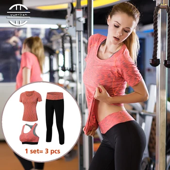 YD Professional 3 in 1 Yoga Set Quick Dry Workout Sport Suit Tights Sexy Top Gym Clothes Pant Sports Bra Tracksuit Female
YD Professional 3 in 1 Yoga Set Quick Dry Workout Sport Suit Tights Sexy Top Gym Clothes Pant Sports Bra Tracksuit Female