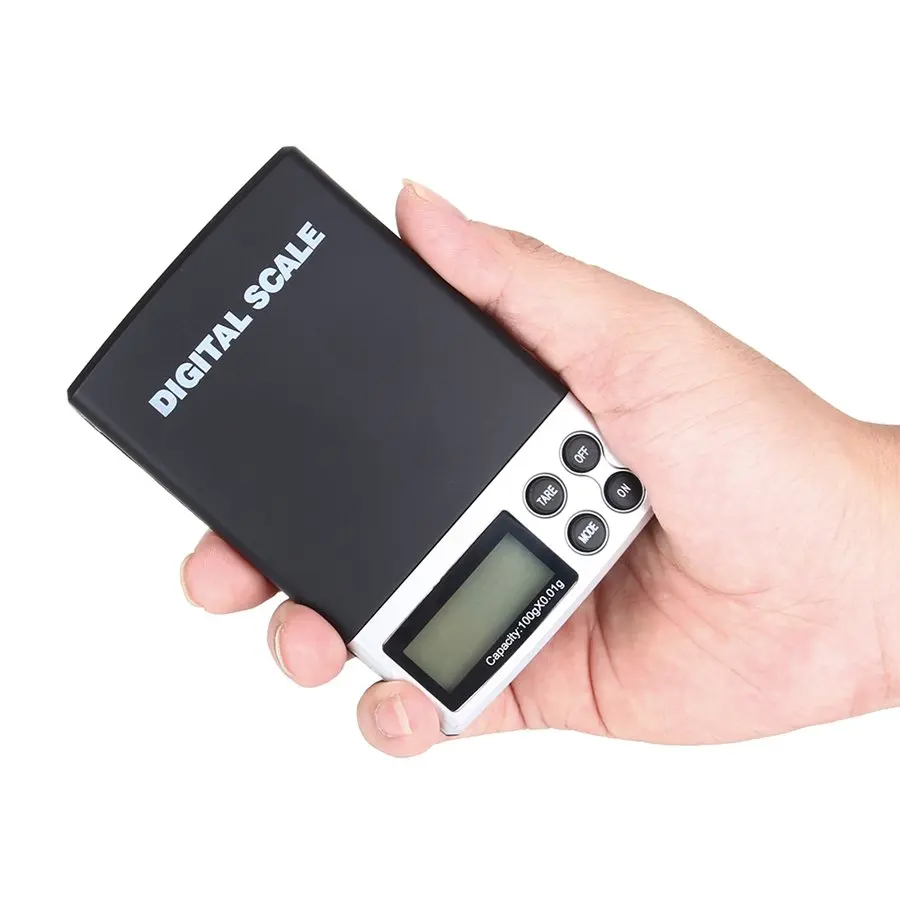 New 1000g/0.1g LCD Display Digital Scale Mini Electronic Digital Jewelry Pocket Scale Portable Balance Weight Weighing Scale
New 1000g/0.1g LCD Display Digital Scale Mini Electronic Digital Jewelry Pocket Scale Portable Balance Weight Weighing Scale