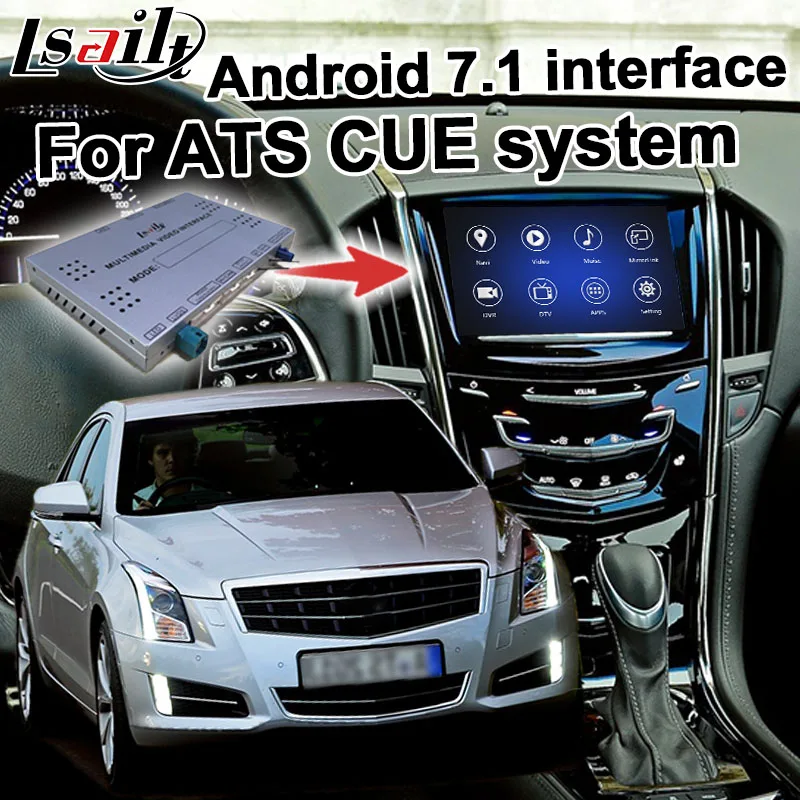 Android GPS navigation box for Cadillac ATS 2014- etc video interface mylink CUE system with wireless Carplay
Android GPS navigation box for Cadillac ATS 2014- etc video interface mylink CUE system with wireless Carplay