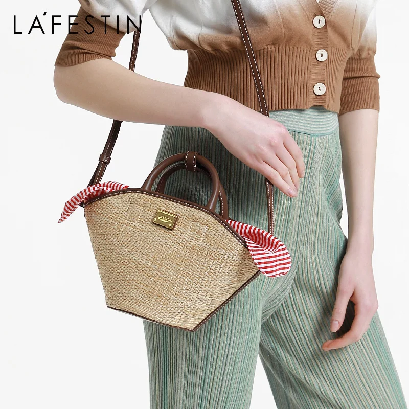 Lafestin Woven handbag 2019 new retro wild single shoulder slung small bag casual women handbag
Lafestin Woven handbag 2019 new retro wild single shoulder slung small bag casual women handbag