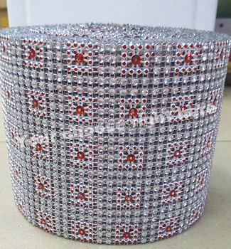 Red plastic rhinestone mesh trimming sewing mesh trim 10yards per roll CPAM free trimming for garment withour rhineestones
Red plastic rhinestone mesh trimming sewing mesh trim 10yards per roll CPAM free trimming for garment withour rhineestones