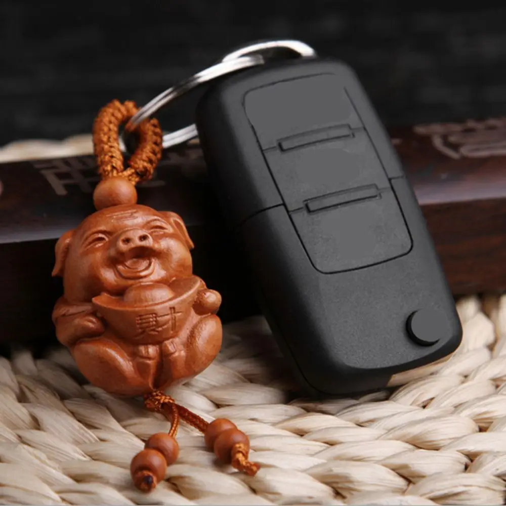 New Design Natural Wood Carved Pig Shaped Key Chain Key Ring Key Holder Lucky Keychain Jewelry Gift For Car Accessories Dropship
New Design Natural Wood Carved Pig Shaped Key Chain Key Ring Key Holder Lucky Keychain Jewelry Gift For Car Accessories Dropship