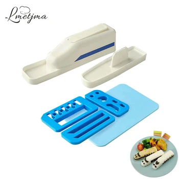 LMETJMA Creative Train Sushi Mold Set Japanese PP Sushi Mold Maker Non-stick Sushi Press Kitchen Train Rice Mold KC0807-2
LMETJMA Creative Train Sushi Mold Set Japanese PP Sushi Mold Maker Non-stick Sushi Press Kitchen Train Rice Mold KC0807-2