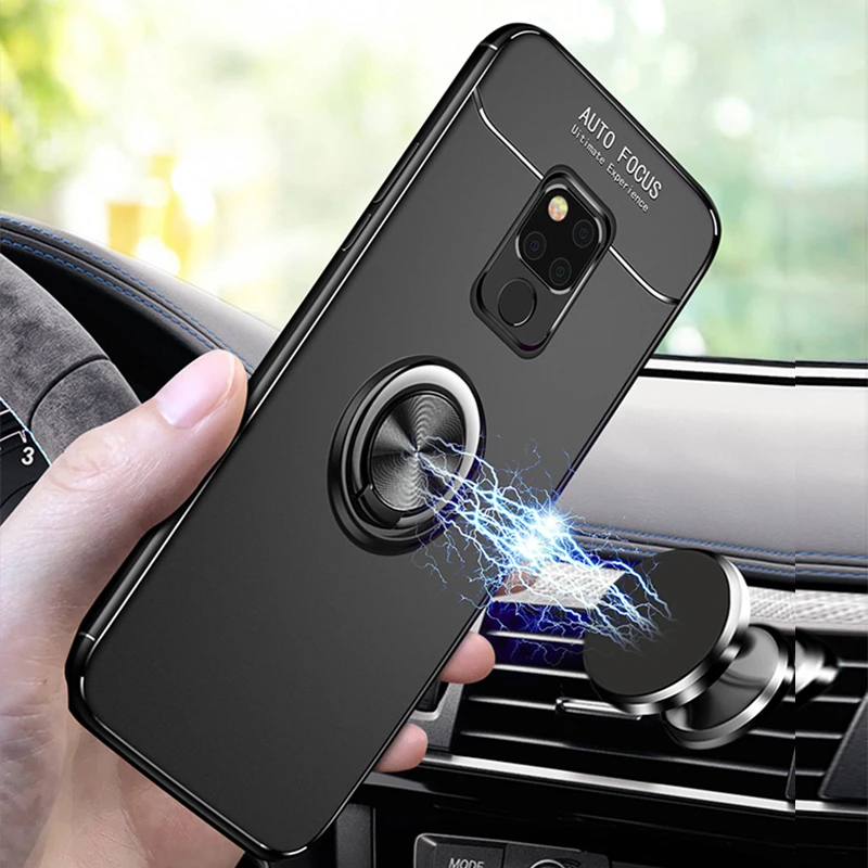 Magic Ring Soft phone Case 360 Degree Protector For Huawei mate 10 lite pro 20 | Мобильные телефоны и аксессуары