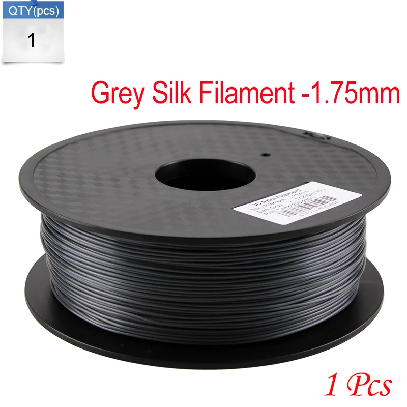Anet Grey Color Silk 3D Printer Filament with Silk Texture 1KG/Roll 1.75MM 3D Printer Filament For 3d pen 3d printer Anet Grey Color Silk 3D Printer Filament with Silk Texture 1KG/Roll 1.75MM 3D Printer Filament For 3d pen 3d printer<br><br>Aliexpress