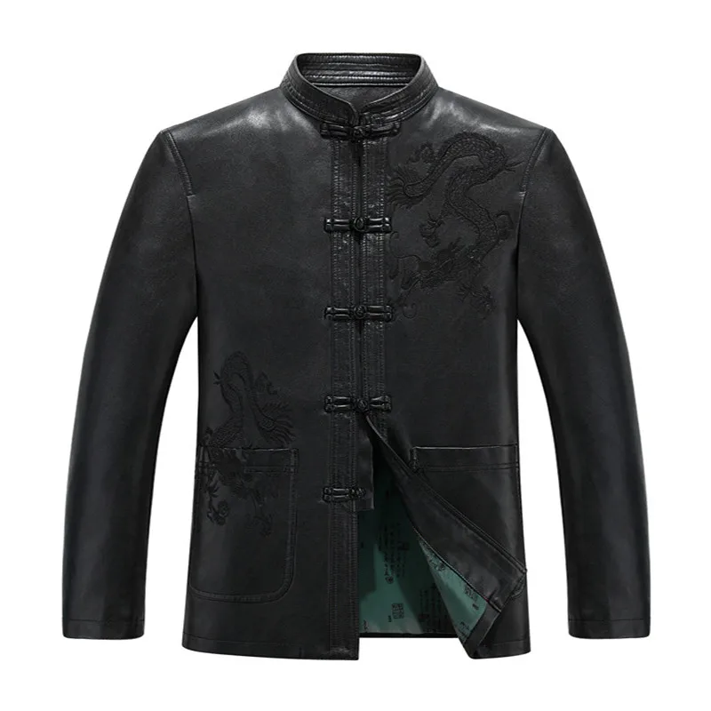 Spring Men's Genuine Leather Jackets Brand Real Sheepskin Jaqueta De Couro Black Male Genuine Leather Jacket For Men 5XL 4XL
Spring Men's Genuine Leather Jackets Brand Real Sheepskin Jaqueta De Couro Black Male Genuine Leather Jacket For Men 5XL 4XL