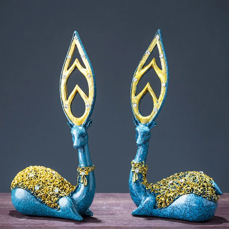 Couple Deer Ornaments Nordic Home Decoration Living Room Wedding Gift Wine Cabinet Creative Crafts Animal Resin Sculptures
Couple Deer Ornaments Nordic Home Decoration Living Room Wedding Gift Wine Cabinet Creative Crafts Animal Resin Sculptures