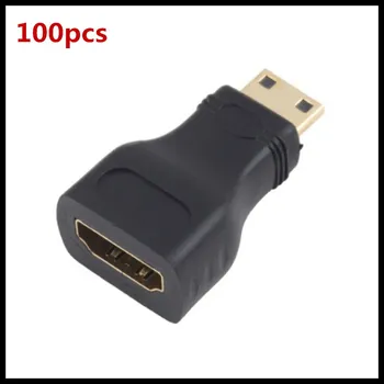 Freeshiping 100pcs/lot Mini HDMI(Type C) Male to HDMI(Type A) Female Adapter Connector For HDTV
Freeshiping 100pcs/lot Mini HDMI(Type C) Male to HDMI(Type A) Female Adapter Connector For HDTV