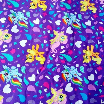 100*110cm Rainbow pony Cotton Sewing Fabric DIY Handmade Material Hometextile Patchwork
100*110cm Rainbow pony Cotton Sewing Fabric DIY Handmade Material Hometextile Patchwork