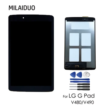 LCD Display For LG G Pad V480 V490 8.0 inch Matrix Touch Screen Digitizer Panel Sensor Glass Tablet Assembly Replacement Black 
LCD Display For LG G Pad V480 V490 8.0 inch Matrix Touch Screen Digitizer Panel Sensor Glass Tablet Assembly Replacement Black