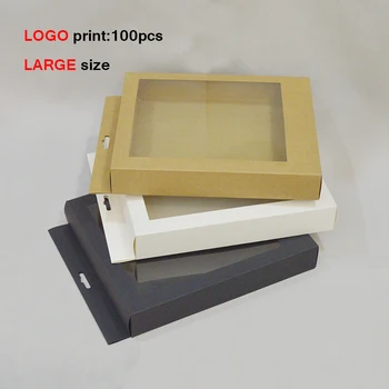 10 Pcs Big Paper Box Window Box Black Kraft White Box Packaging With Hook Hole Wholesale Gift Box Retail Package Packaging Box
10 Pcs Big Paper Box Window Box Black Kraft White Box Packaging With Hook Hole Wholesale Gift Box Retail Package Packaging Box