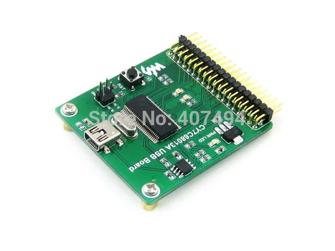 5 шт./лот CY7C68013A плата EZ-USB FX2LP USB модуль со встроенным 8051 & 24LC64 (EEPROM) комплект