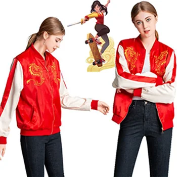 HOT! Wreck It Ralph 2 Mulan Jacket Cartoon Ralph Breaks The Internet Mulan Mushu Dragon Cosplay Coat Women Daily Costume Hoodies
HOT! Wreck It Ralph 2 Mulan Jacket Cartoon Ralph Breaks The Internet Mulan Mushu Dragon Cosplay Coat Women Daily Costume Hoodies
