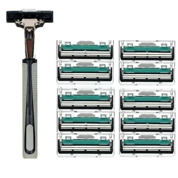 Simple Razor Set double Layers Men Face Shaving Razors Blades Male Manual Razor Blades For Standard Beard Shaver Trimmer Blades
Simple Razor Set double Layers Men Face Shaving Razors Blades Male Manual Razor Blades For Standard Beard Shaver Trimmer Blades