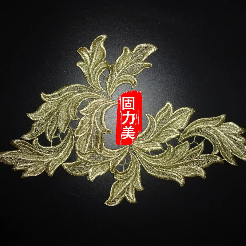 3pairs Mirror Pair Venise Lady Dress Sewing Gold leaf Flower Floral Lace Trims Applique patch
3pairs Mirror Pair Venise Lady Dress Sewing Gold leaf Flower Floral Lace Trims Applique patch