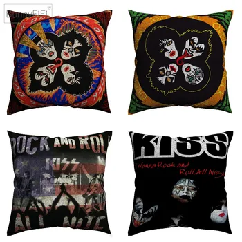 Kiss Rock And Roll Music Stars Decorative Cotton Linen Cushion Cover 45x45 cm For Sofa Chair Pillowcase Home Decor Almofada
Kiss Rock And Roll Music Stars Decorative Cotton Linen Cushion Cover 45x45 cm For Sofa Chair Pillowcase Home Decor Almofada