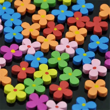 100 pcs Cute Round Flower Wood Beads For DIY Children Necklace Bracelet;Fashion Wooden Jewelry Spacer Mixed Colors WB151
100 pcs Cute Round Flower Wood Beads For DIY Children Necklace Bracelet;Fashion Wooden Jewelry Spacer Mixed Colors WB151