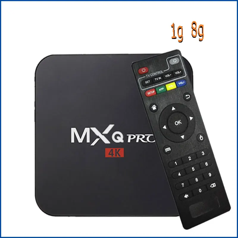 Android 7.1 TV Box MXQpro Allwinner H3 1GB RAM 8GB ROM Quad Core 2.4ghz WIFI as MX MXQ pro 4k mxqpro MXQ-4k Smart Set Top Box
Android 7.1 TV Box MXQpro Allwinner H3 1GB RAM 8GB ROM Quad Core 2.4ghz WIFI as MX MXQ pro 4k mxqpro MXQ-4k Smart Set Top Box