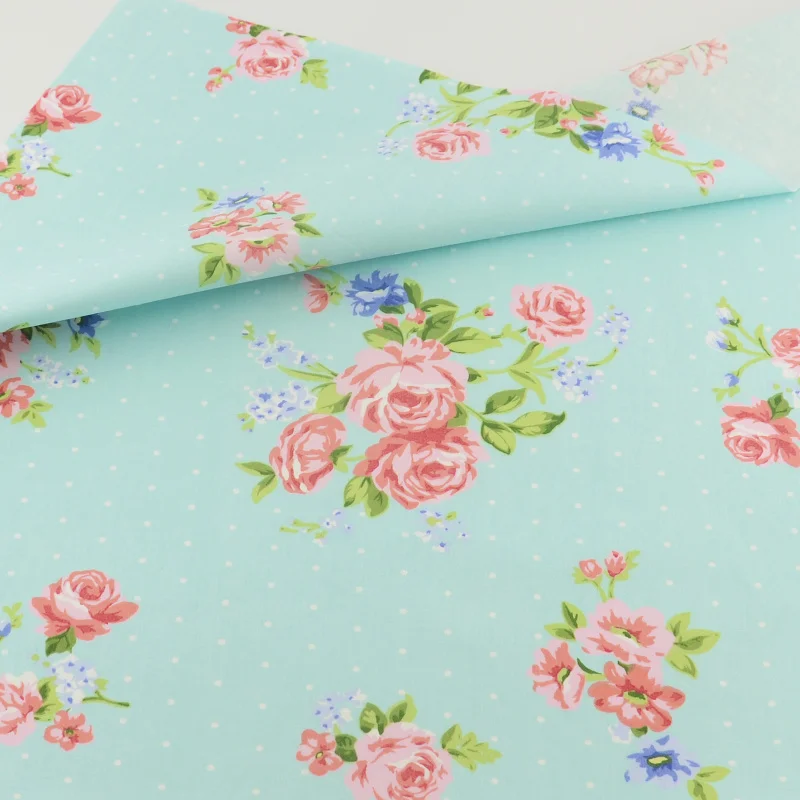 Cotton Fabric Blue Flower Bedding Clothing Patchwork Scrapbooking Home Textile Decor Teramila Fabrics Quilting Doll Sewing Cloth
Cotton Fabric Blue Flower Bedding Clothing Patchwork Scrapbooking Home Textile Decor Teramila Fabrics Quilting Doll Sewing Cloth
