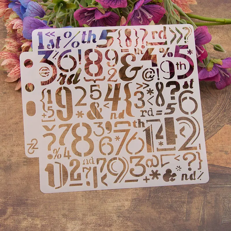 13cm Numbers Digit Craft Layering Stencils Wall Painting Scrapbooking Stamping Embossing Album Decorative Paper Card Template
13cm Numbers Digit Craft Layering Stencils Wall Painting Scrapbooking Stamping Embossing Album Decorative Paper Card Template