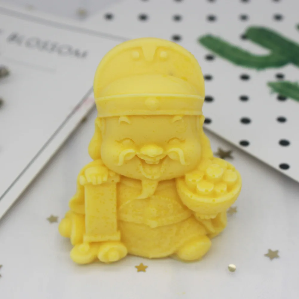 Three-dimensional God of Wealth DIY chocolate hand soap candle mold Silicon gel mold cake mold C1275
Three-dimensional God of Wealth DIY chocolate hand soap candle mold Silicon gel mold cake mold C1275