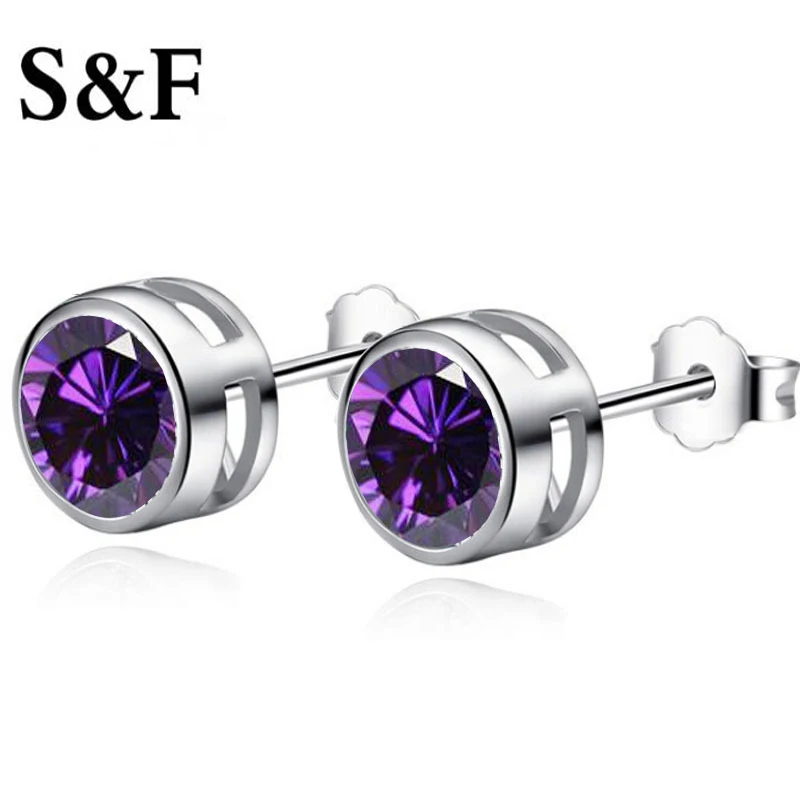 Hot Selling Women Earring Stud Shiny CZ Zircon Crystal Jewelry Stud Earrings with Round Clear Pink Purple Red AAA Zircon 2019
Hot Selling Women Earring Stud Shiny CZ Zircon Crystal Jewelry Stud Earrings with Round Clear Pink Purple Red AAA Zircon 2019