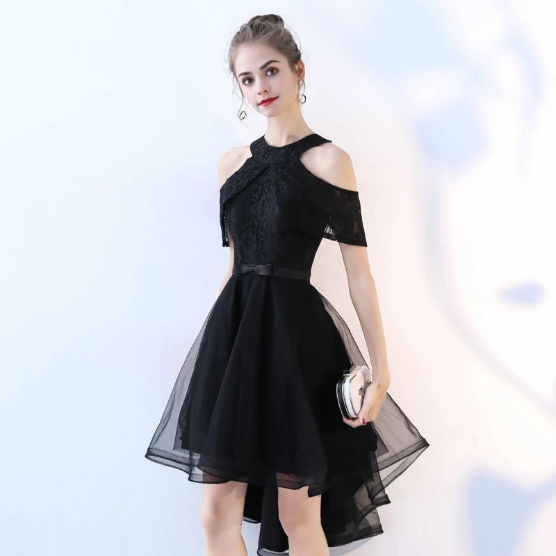 New black short from long back lady girl women princess bridesmaid banquet party ball promdress gown
New black short from long back lady girl women princess bridesmaid banquet party ball promdress gown