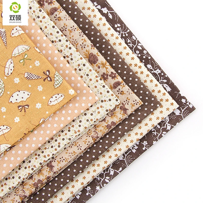 Cotton Fabric No Repeat Design Brown Seriers Patchwork Fabric Fat Quarters Bundle Sewing For Fabric 7pieces/lot 50cm*50cm A1-7-7
Cotton Fabric No Repeat Design Brown Seriers Patchwork Fabric Fat Quarters Bundle Sewing For Fabric 7pieces/lot 50cm*50cm A1-7-7