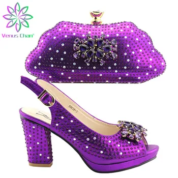 2019 New Design Novelty Style Nigerian Ladies High Quality Shoes with Evening Bag to Match in Purple Color for Slipper
2019 New Design Novelty Style Nigerian Ladies High Quality Shoes with Evening Bag to Match in Purple Color for Slipper