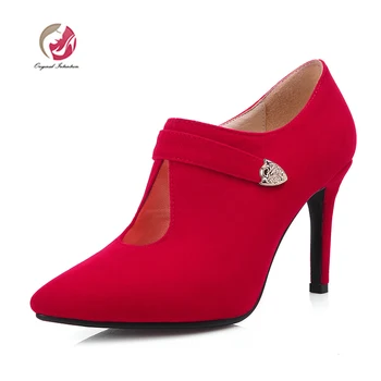Original Intention Women Pumps Shallow Zipper Mesh Flock Pointed Toe Thin High Heels Black Red Pumps Woman US Size 3-10.5
Original Intention Women Pumps Shallow Zipper Mesh Flock Pointed Toe Thin High Heels Black Red Pumps Woman US Size 3-10.5