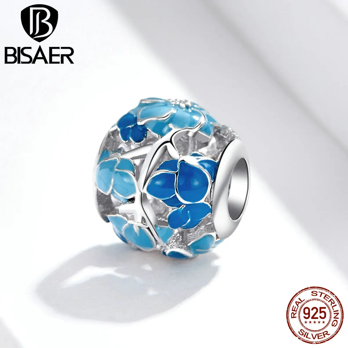 BISAER Flower Beads 925 Sterling Silver Blue Enamel Orchid Flowers Charms fit for Original Charm Bracelet DIY Jewelry EFC087
BISAER Flower Beads 925 Sterling Silver Blue Enamel Orchid Flowers Charms fit for Original Charm Bracelet DIY Jewelry EFC087