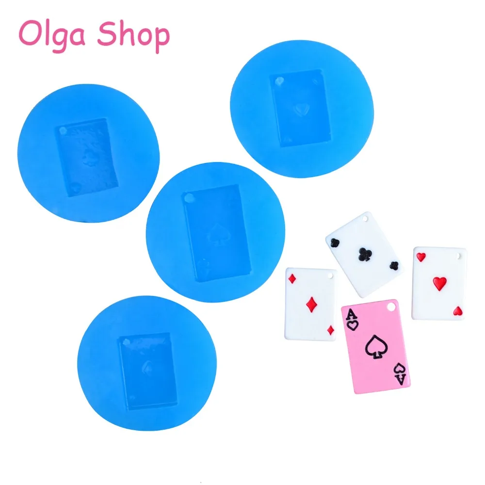 PYL701,PYL704,PYL705,PYL706 Poker Card Pendant Silicone Mold Ace of Diamonds Heart Clubs Playing Card Resin Jewelry Cookie Mold
PYL701,PYL704,PYL705,PYL706 Poker Card Pendant Silicone Mold Ace of Diamonds Heart Clubs Playing Card Resin Jewelry Cookie Mold