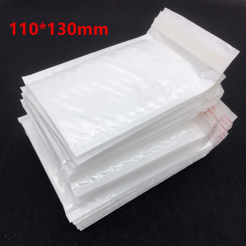 110*130mm Pearl White Usable Space Poly Bubble Mailer Envelopes Padded Mailing Bag Self Sealing Waterproof Mailing Bag Packaging
110*130mm Pearl White Usable Space Poly Bubble Mailer Envelopes Padded Mailing Bag Self Sealing Waterproof Mailing Bag Packaging